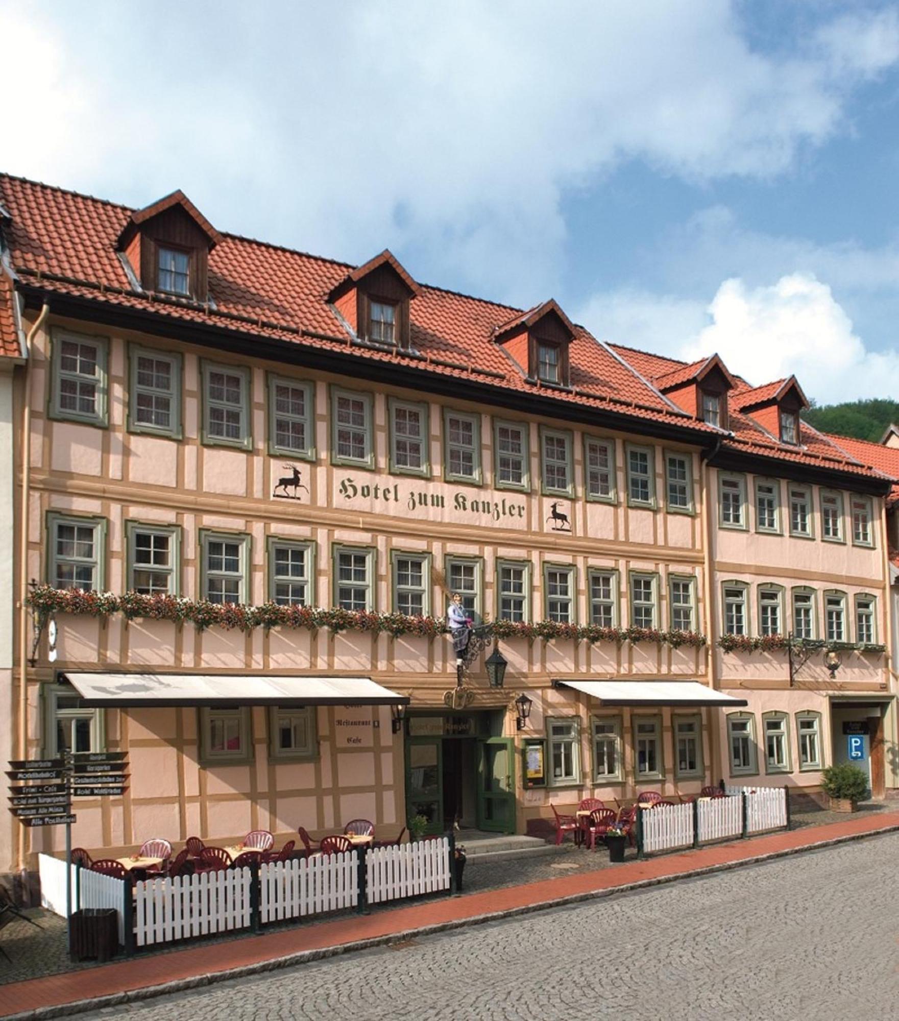 Hotel Zum Kanzler Stolberg i. Harz Exterior foto