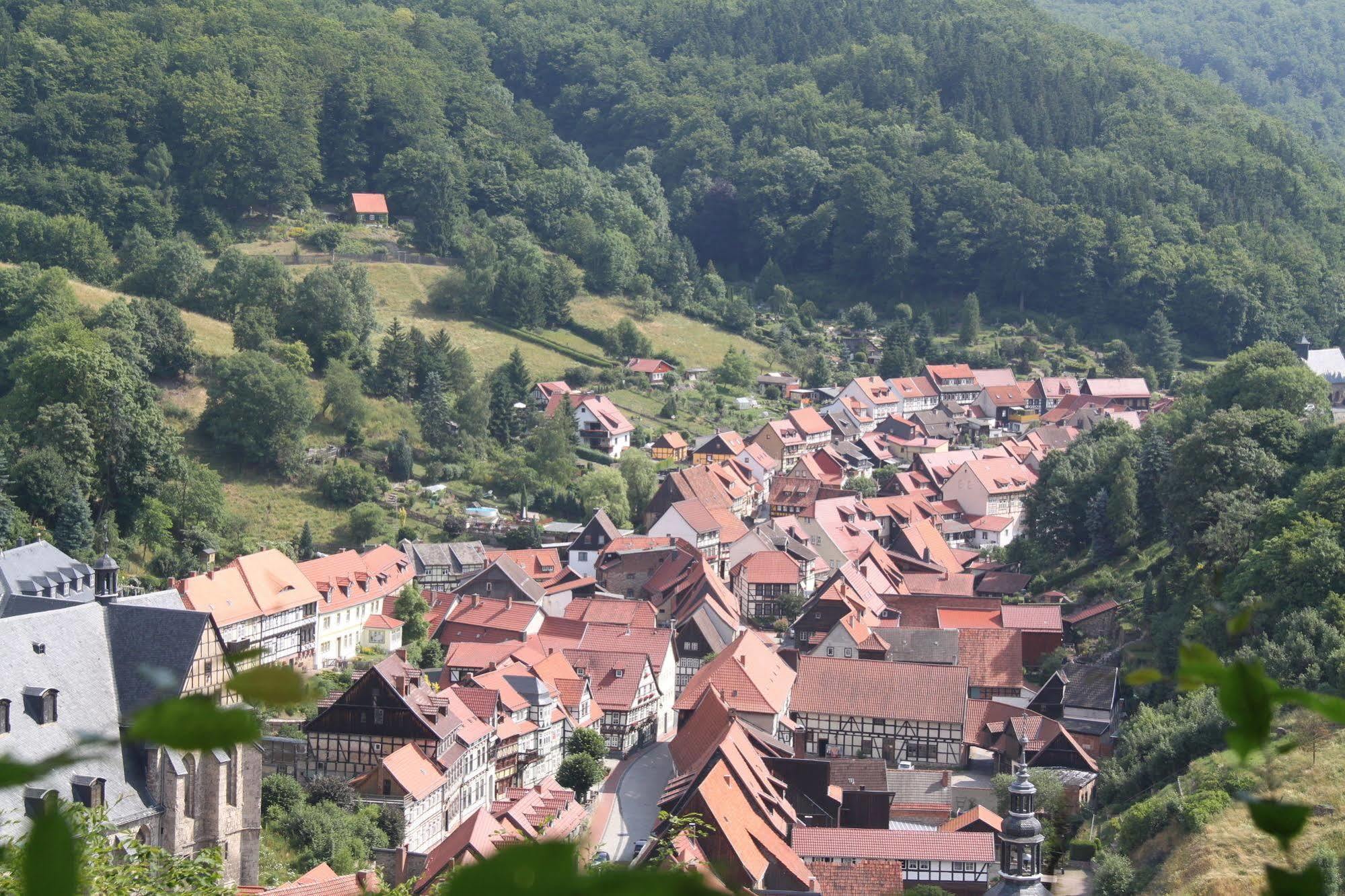Hotel Zum Kanzler Stolberg i. Harz Exterior foto